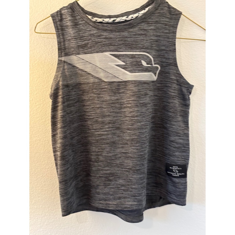 Tony Hawk Boys Gray Space Dye Graphic Active Tank Top Shirt Size Small 8